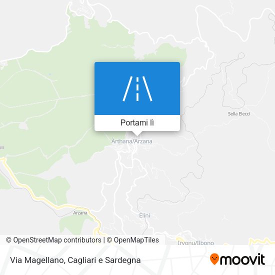 Mappa Via Magellano