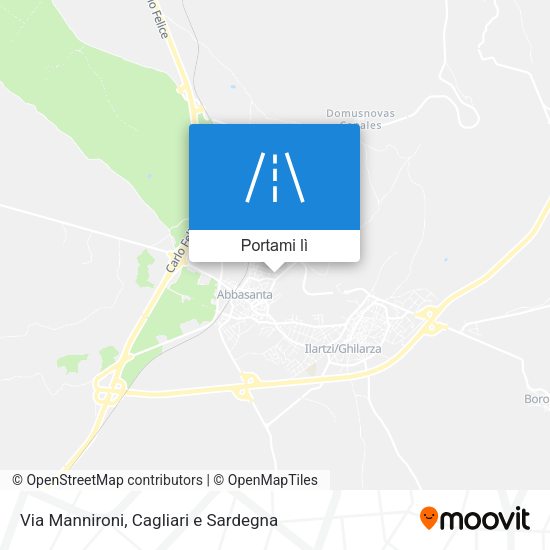 Mappa Via Mannironi