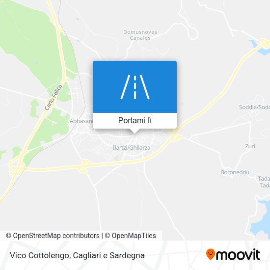 Mappa Vico Cottolengo