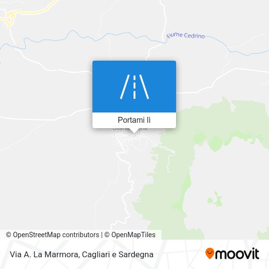 Mappa Via A. La Marmora