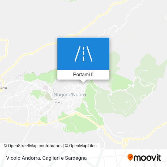 Mappa Vicolo Andorra