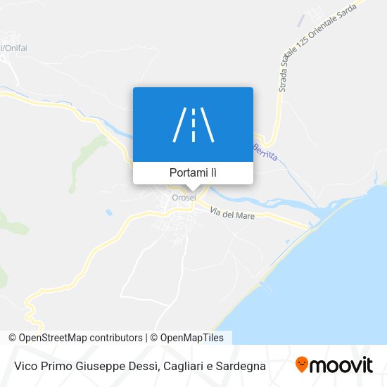 Mappa Vico Primo Giuseppe Dessì