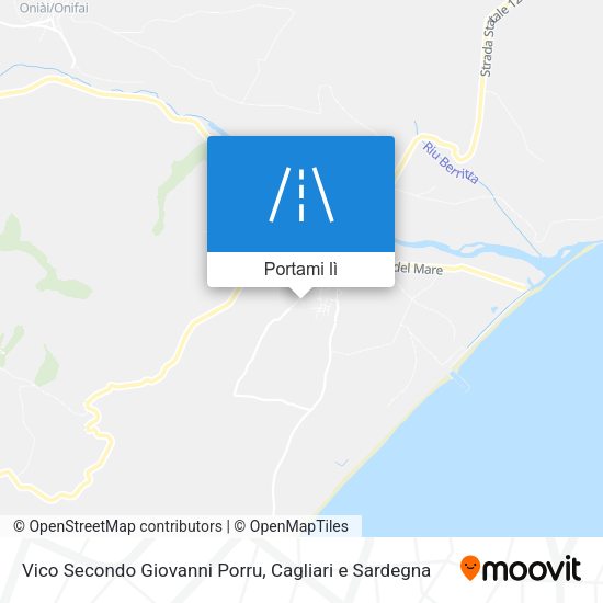 Mappa Vico Secondo Giovanni Porru