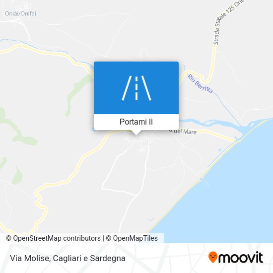 Mappa Via Molise