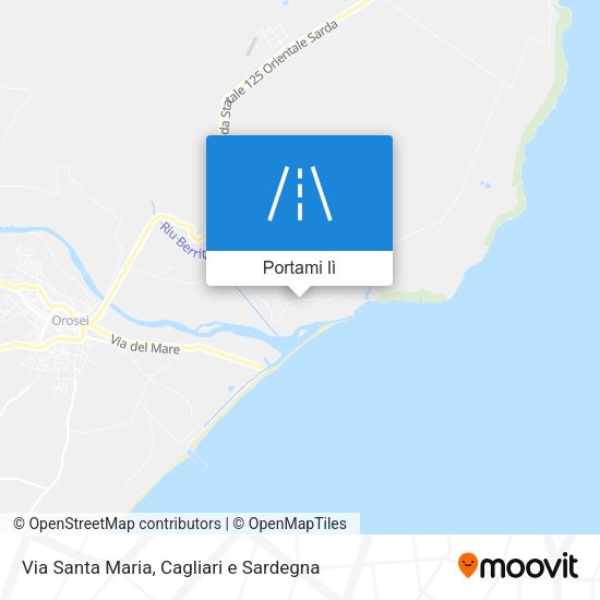 Mappa Via Santa Maria