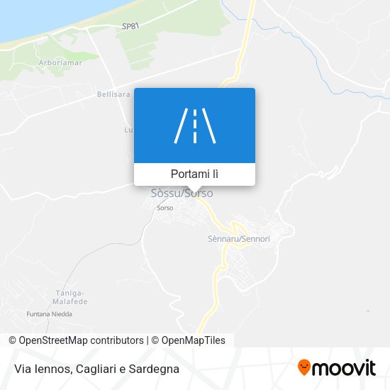 Mappa Via Iennos