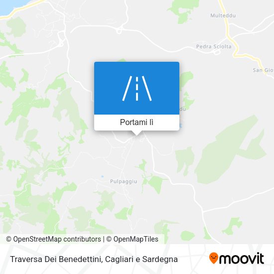 Mappa Traversa Dei Benedettini