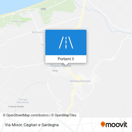 Mappa Via Misor