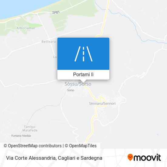 Mappa Via Corte Alessandria