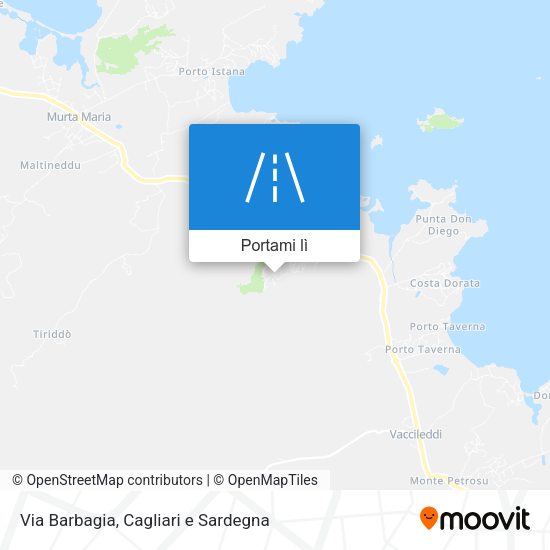 Mappa Via Barbagia