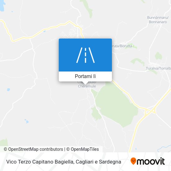 Mappa Vico Terzo Capitano Bagiella