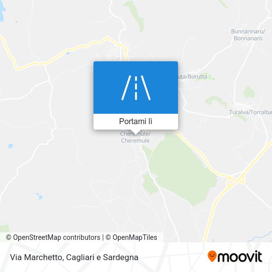 Mappa Via Marchetto