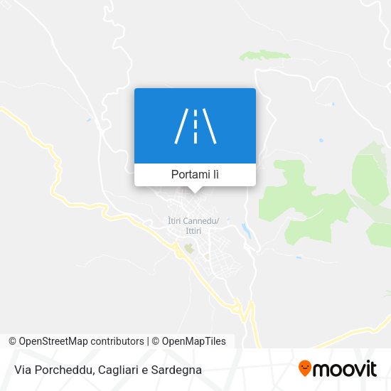 Mappa Via Porcheddu