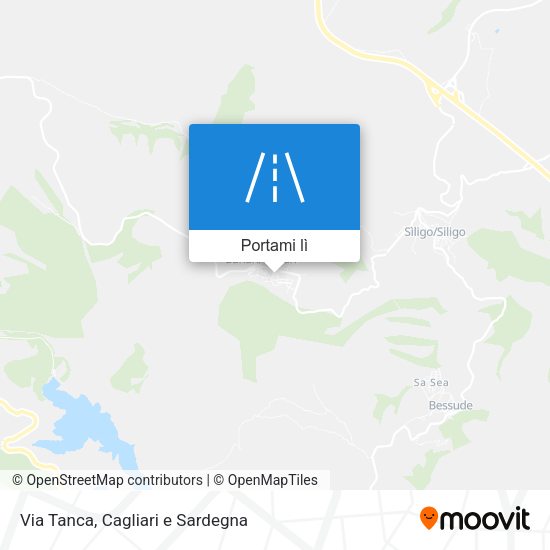 Mappa Via Tanca