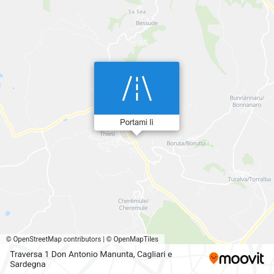 Mappa Traversa 1 Don Antonio Manunta