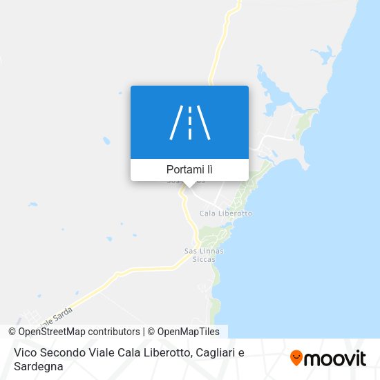 Mappa Vico Secondo Viale Cala Liberotto