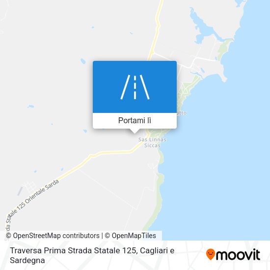 Mappa Traversa Prima Strada Statale 125
