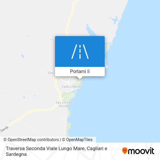 Mappa Traversa Seconda Viale Lungo Mare
