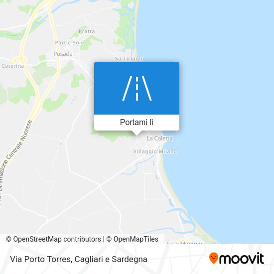 Mappa Via Porto Torres