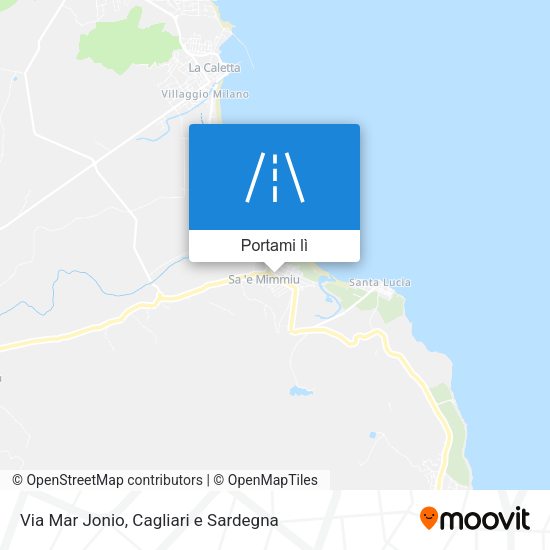 Mappa Via Mar Jonio