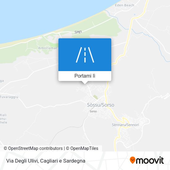 Mappa Via Degli Ulivi