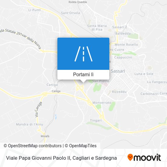 Mappa Viale Papa Giovanni Paolo II