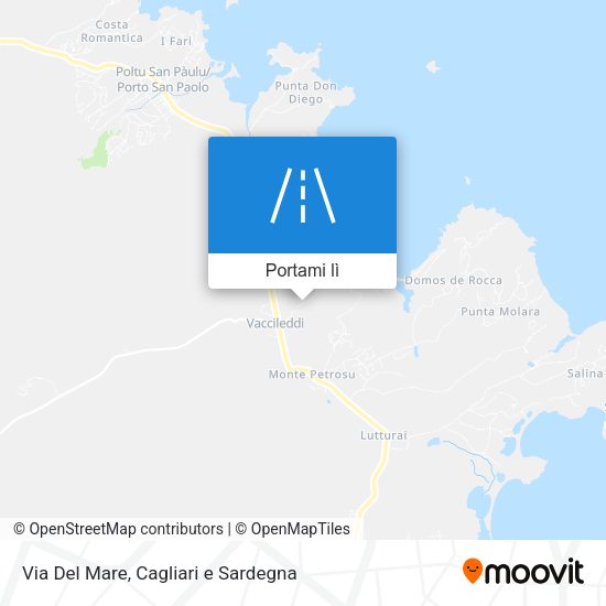 Mappa Via Del Mare