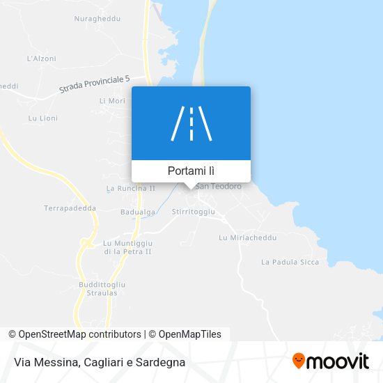 Mappa Via Messina