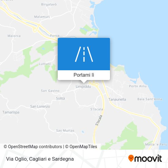 Mappa Via Oglio