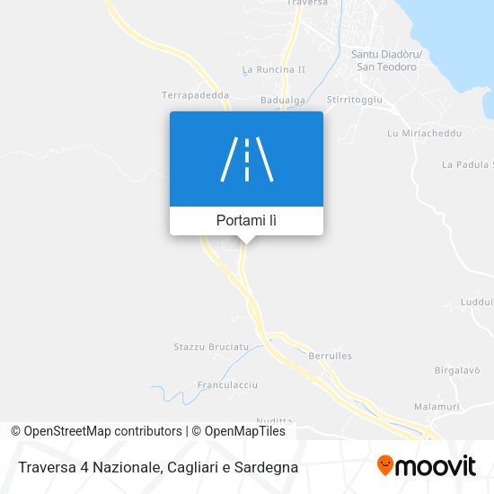 Mappa Traversa 4 Nazionale