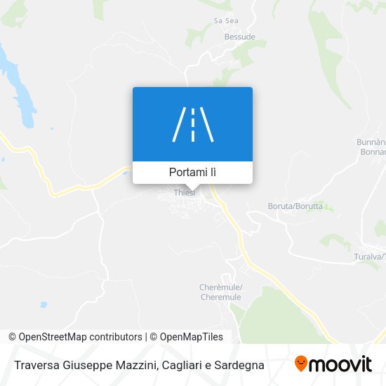 Mappa Traversa Giuseppe Mazzini