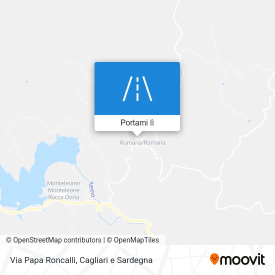 Mappa Via Papa Roncalli
