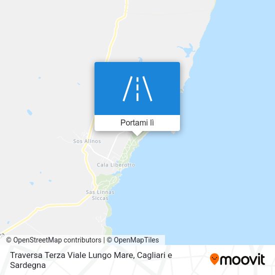 Mappa Traversa Terza Viale Lungo Mare