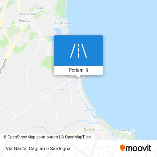 Mappa Via Gaeta