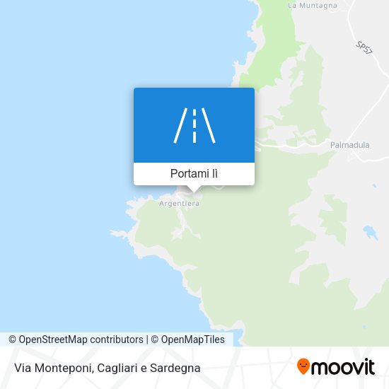 Mappa Via Monteponi