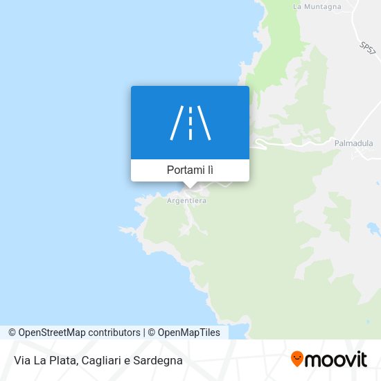 Mappa Via La Plata