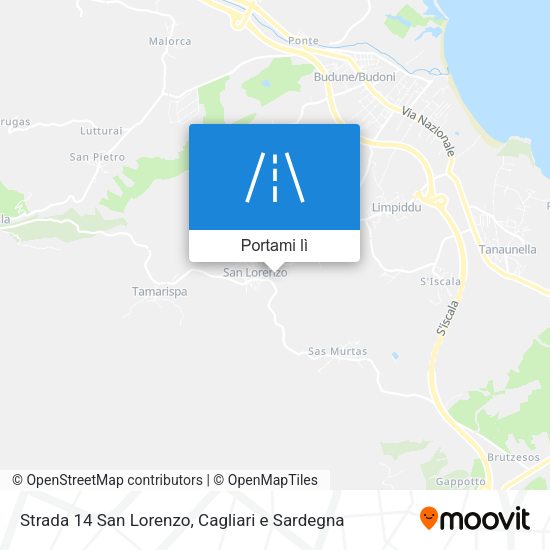 Mappa Strada 14 San Lorenzo