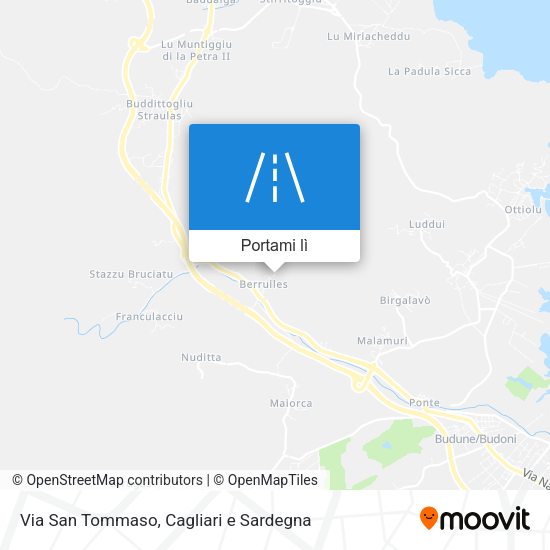 Mappa Via San Tommaso