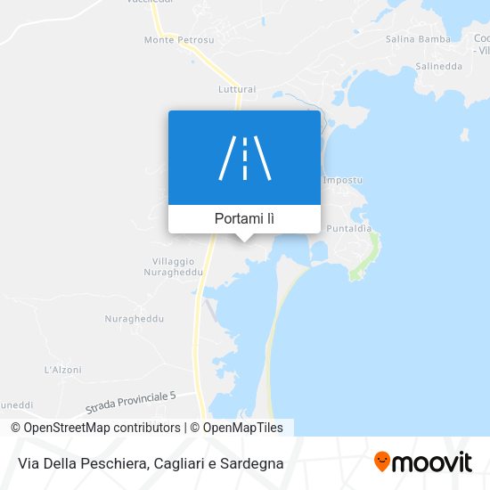 Mappa Via Della Peschiera