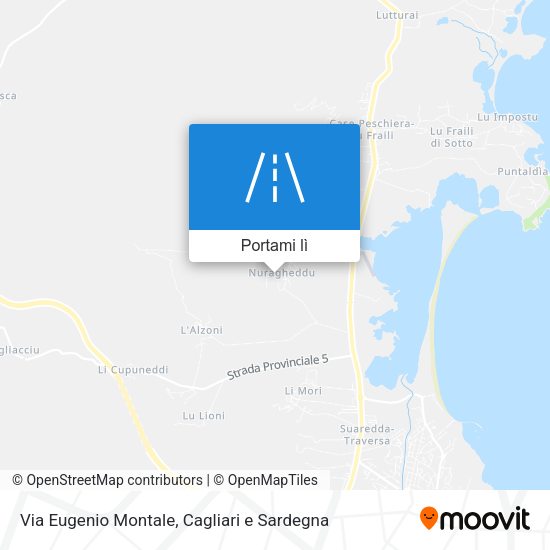 Mappa Via Eugenio Montale