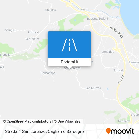 Mappa Strada 4 San Lorenzo