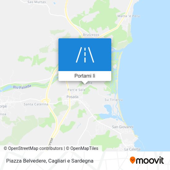 Mappa Piazza Belvedere