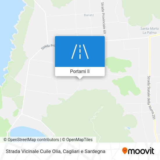 Mappa Strada Vicinale Cuile Olia