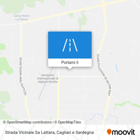 Mappa Strada Vicinale Sa Lattara