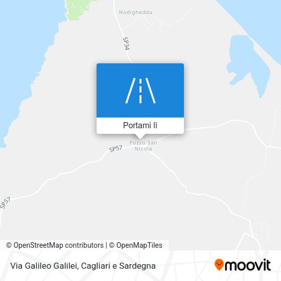 Mappa Via Galileo Galilei