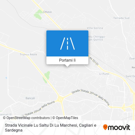 Mappa Strada Vicinale Lu Saltu Di Lu Marchesi