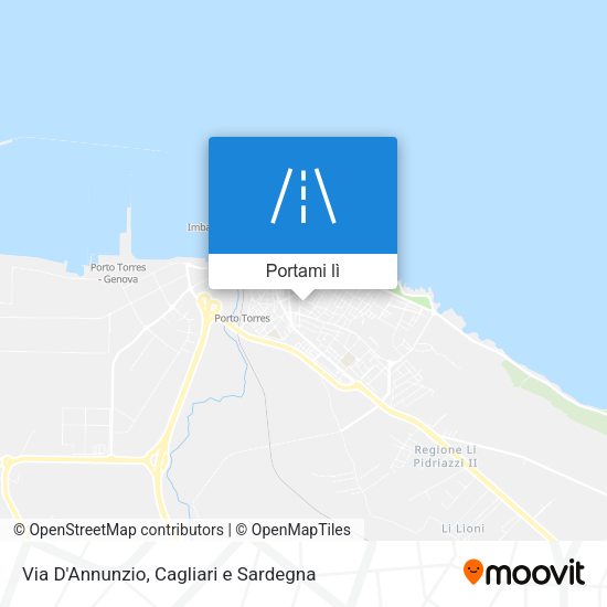 Mappa Via D'Annunzio