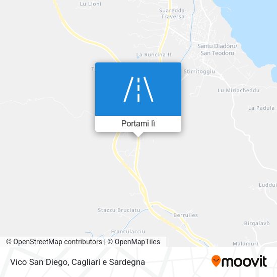 Mappa Vico San Diego