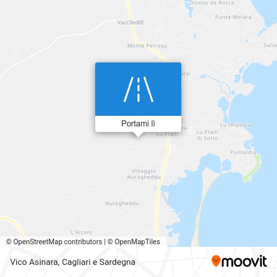 Mappa Vico Asinara
