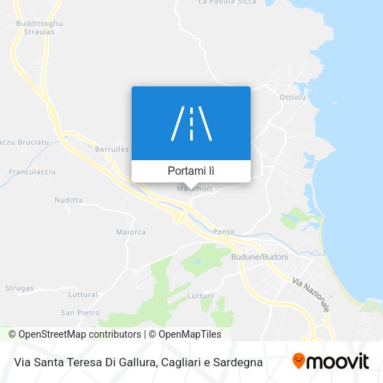 Mappa Via Santa Teresa Di Gallura